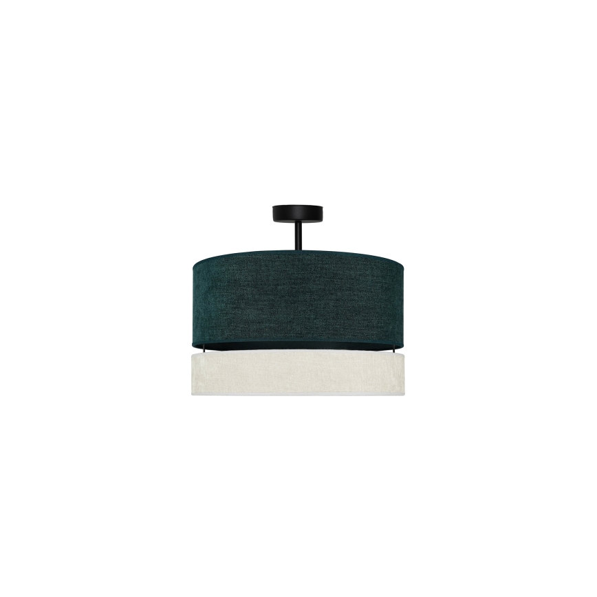 Duolla - Plafonnier DOUBLE 1xE27/15W/230V d. 40 cm vert/gris