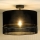 Duolla - Plafonnier DOUBLE RATTAN 1xE27/15W/230V d. 40 cm noir