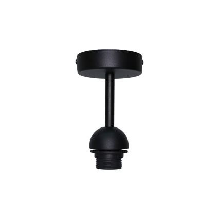 Duolla - Plafonnier DOUBLE RATTAN 1xE27/15W/230V d. 40 cm noir