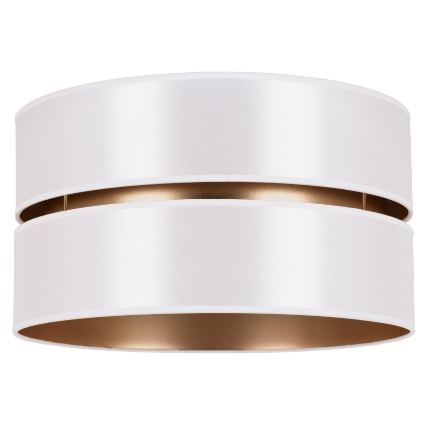 Duolla - Plafonnier DUO 1xE27/15W/230V d. 40 cm blanc/doré