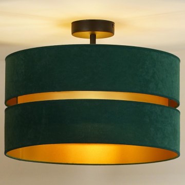 Duolla - Plafonnier DUO 1xE27/15W/230V d. 40 cm vert/doré