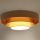 Duolla - Plafonnier LUNETA LED/26W/230V d. 60 cm 4000K beige/doré/crème