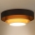 Duolla - Plafonnier LUNETA LED/26W/230V d. 60 cm 4000K marron/doré/crème