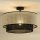 Duolla - Plafonnier RATTAN YUTE 1xE27/15W/230V d. 45 cm crème/noir