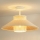 Duolla - Plafonnier RIO RATTAN 1xE27/15W/230V d. 45 cm beige/rotin