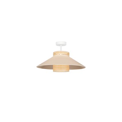 Duolla - Plafonnier RIO RATTAN 1xE27/15W/230V d. 45 cm beige/rotin