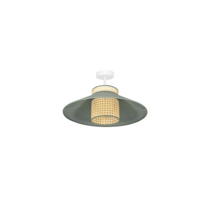 Duolla - Plafonnier RIO RATTAN 1xE27/15W/230V d. 45 cm vert/rotin