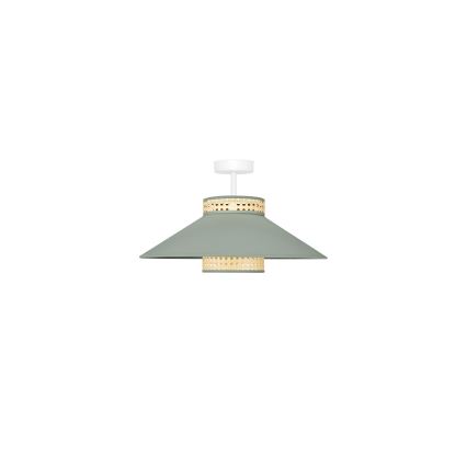 Duolla - Plafonnier RIO RATTAN 1xE27/15W/230V d. 45 cm vert/rotin