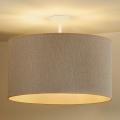 Duolla - Plafonnier ROLLER ECO RECYCLING 1xE27/15W/230V d. 45 cm crème