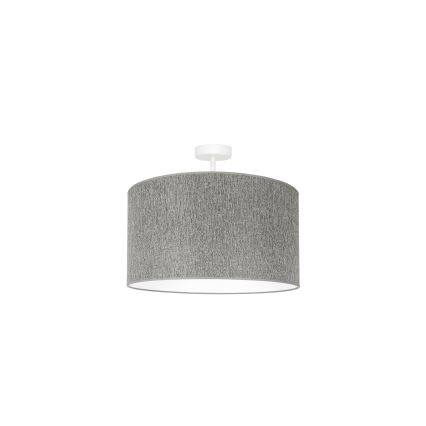 Duolla - Plafonnier ROLLER ECO RECYCLING 1xE27/15W/230V d. 45 cm gris