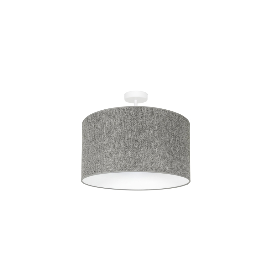 Duolla - Plafonnier ROLLER ECO RECYCLING 1xE27/15W/230V d. 45 cm gris