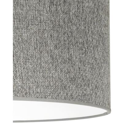 Duolla - Plafonnier ROLLER ECO RECYCLING 1xE27/15W/230V d. 45 cm gris