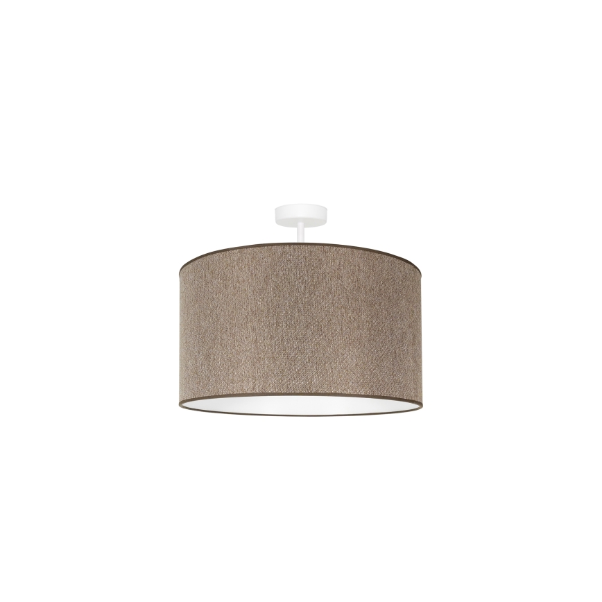 Duolla - Plafonnier ROLLER ECO RECYCLING 1xE27/15W/230V d. 45 cm marron