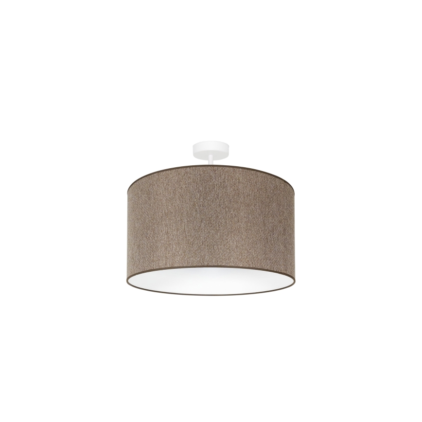 Duolla - Plafonnier ROLLER ECO RECYCLING 1xE27/15W/230V d. 45 cm marron