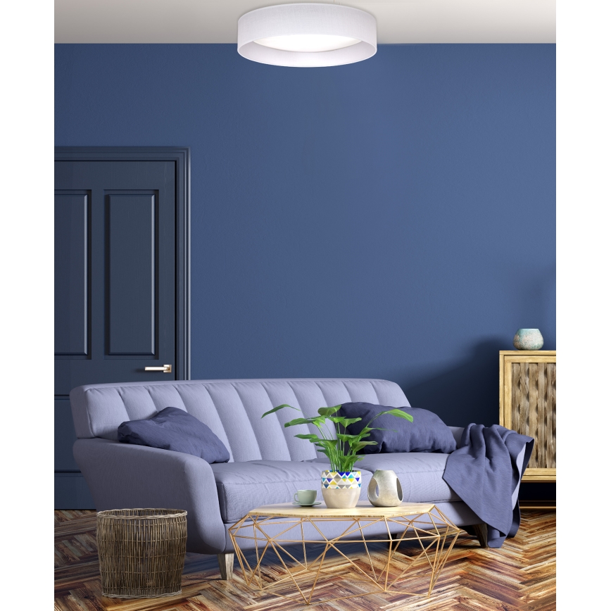 Duolla - Plafonnier ROLLER LED/24W/230V d. 45 cm blanc