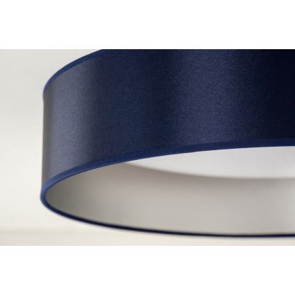 Duolla - Plafonnier ROLLER LED/24W/230V d. 45 cm bleu/argent