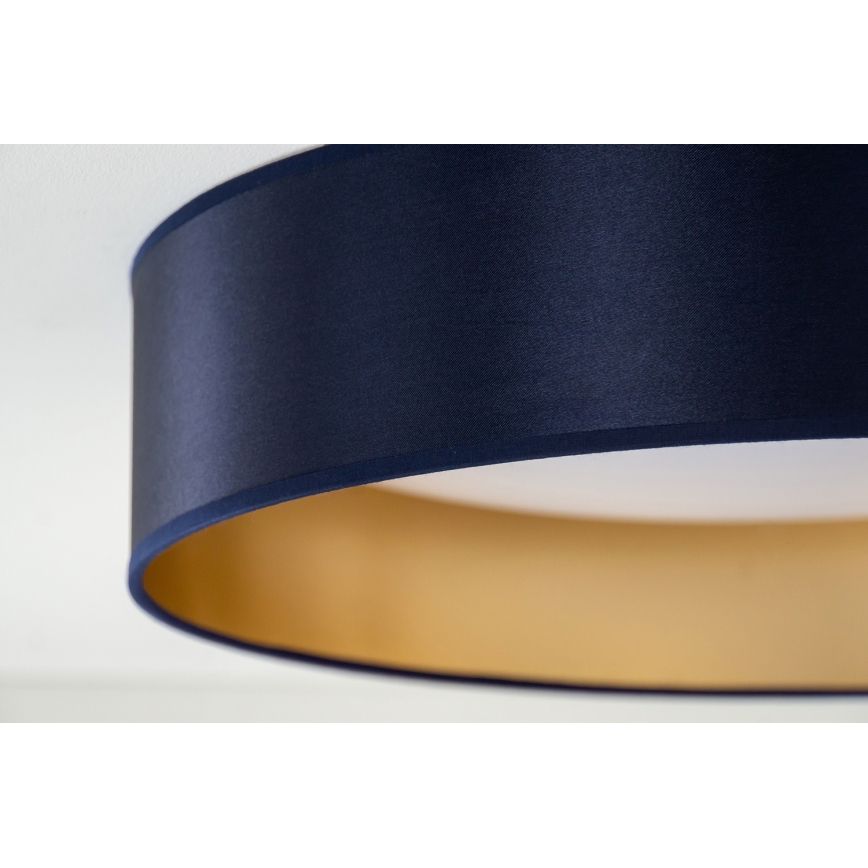 Duolla - Plafonnier ROLLER LED/24W/230V d. 45 cm bleu/doré