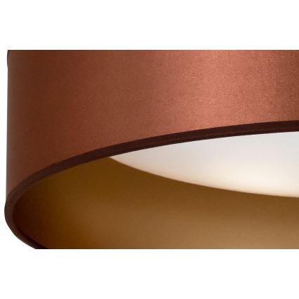 Duolla - Plafonnier ROLLER LED/24W/230V d. 45 cm cuivre/doré