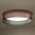 Duolla - Plafonnier ROLLER LED/24W/230V d. 45 cm cuivre/noir