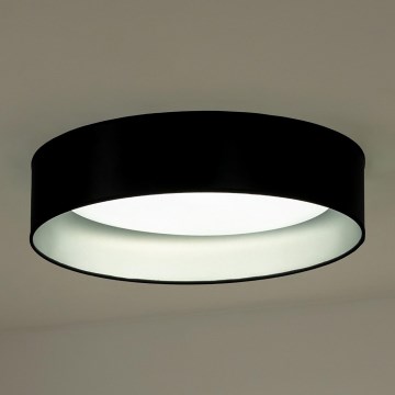 Duolla - Plafonnier ROLLER LED/24W/230V d. 45 cm noir/argent