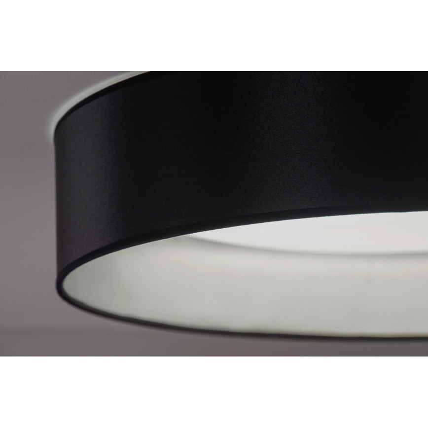 Duolla - Plafonnier ROLLER LED/24W/230V d. 45 cm noir/argent
