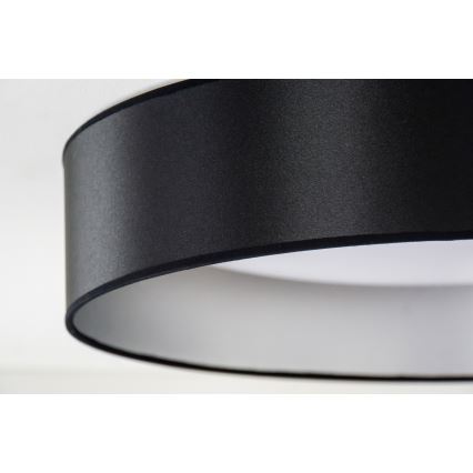 Duolla - Plafonnier ROLLER LED/24W/230V d. 45 cm noir/argent
