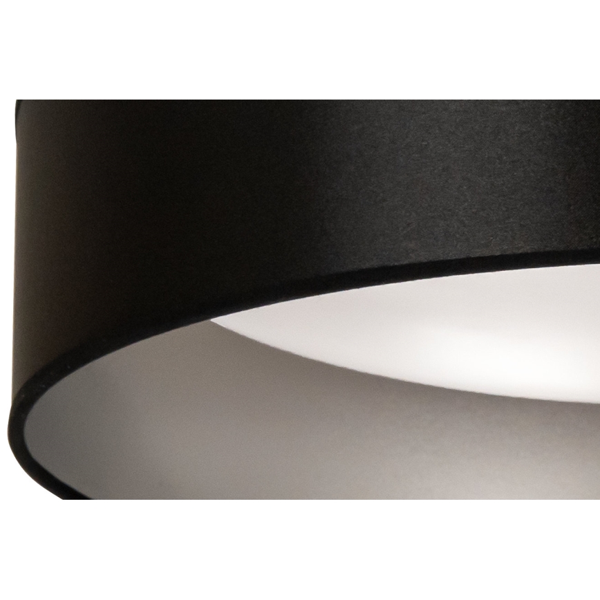 Duolla - Plafonnier ROLLER LED/24W/230V d. 45 cm noir/argent