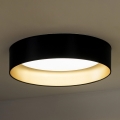 Duolla - Plafonnier ROLLER LED/24W/230V d. 45 cm noir/doré