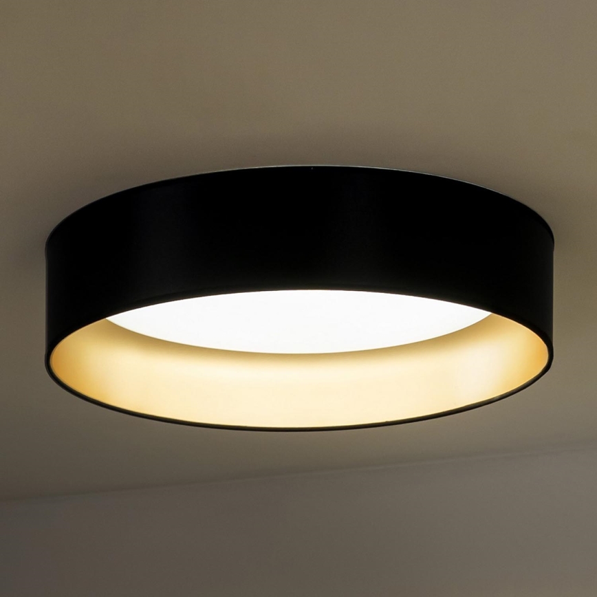 Duolla - Plafonnier ROLLER LED/24W/230V d. 45 cm noir/doré