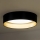 Duolla - Plafonnier ROLLER LED/24W/230V d. 45 cm noir/doré