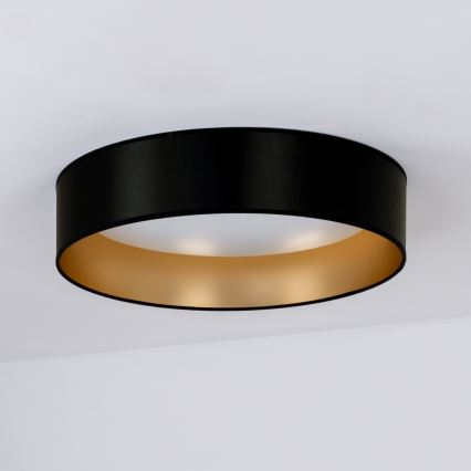 Duolla - Plafonnier ROLLER LED/24W/230V d. 45 cm noir/doré
