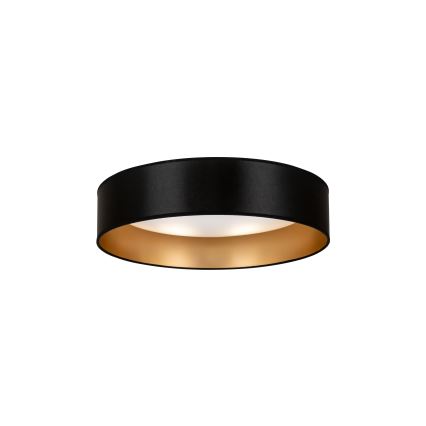Duolla - Plafonnier ROLLER LED/24W/230V d. 45 cm noir/doré
