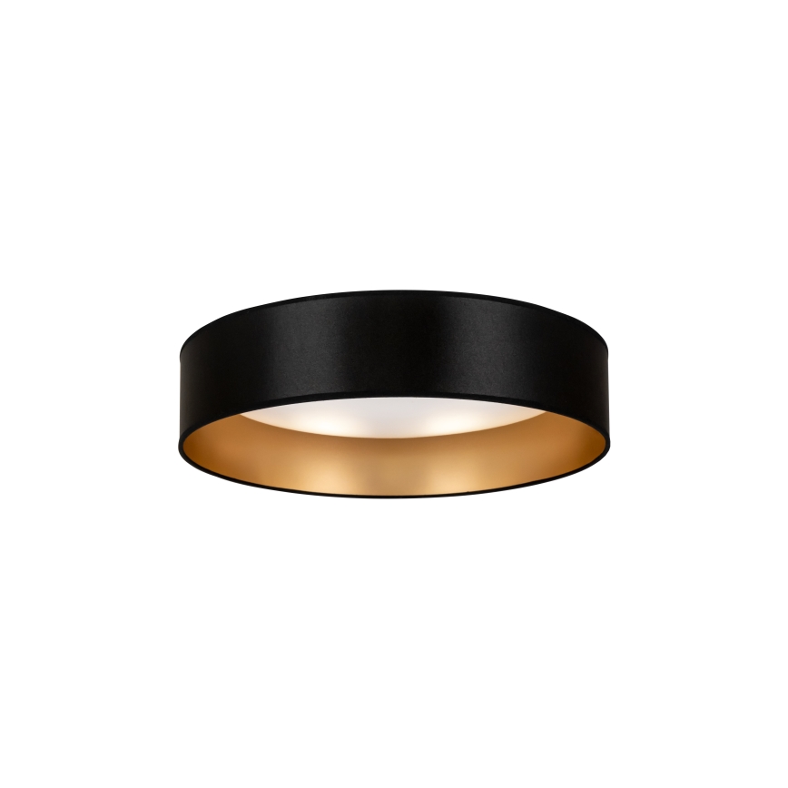 Duolla - Plafonnier ROLLER LED/24W/230V d. 45 cm noir/doré