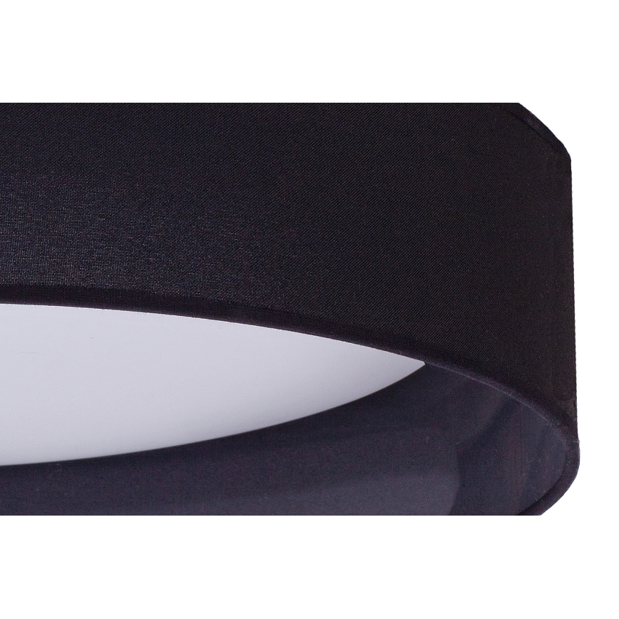 Duolla - Plafonnier ROLLER LED/24W/230V d. 45 cm noir