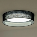 Duolla - Plafonnier ROLLER LED/24W/230V d. 45 cm noir