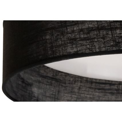 Duolla - Plafonnier ROLLER LED/24W/230V d. 45 cm noir