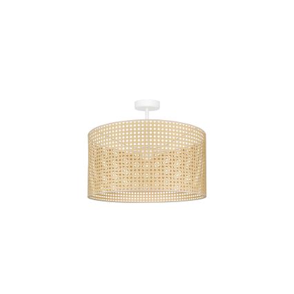 Duolla - Plafonnier ROLLER RATTAN 1xE27/15W/230V d. 45 cm beige