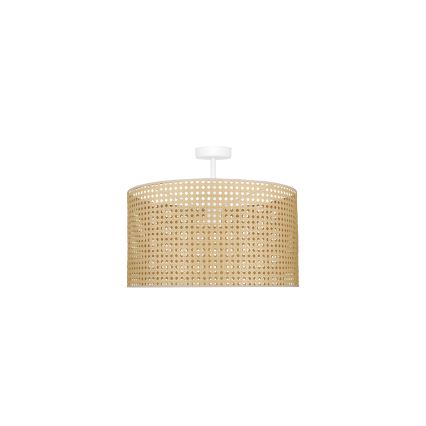 Duolla - Plafonnier ROLLER RATTAN 1xE27/15W/230V d. 45 cm beige