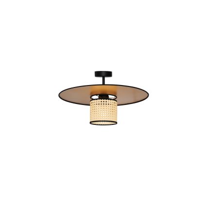 Duolla - Plafonnier TOKYO RATTAN 1xE27/15W/230V d. 50 cm doré/rotin