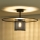 Duolla - Plafonnier TOKYO RATTAN 1xE27/15W/230V d. 50 cm noir/argent