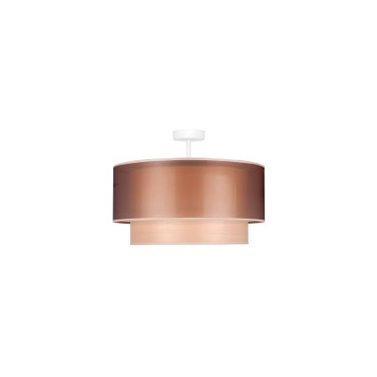 Duolla - Plafonnier WOOD BOHO 1xE27/15W/230V d. 45 cm cuivre/beige