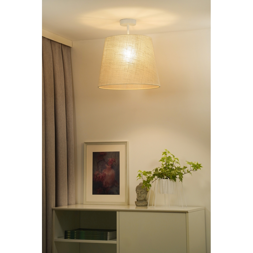 Duolla - Plafonnier YUTE 1xE27/15W/230V d. 38 cm gris