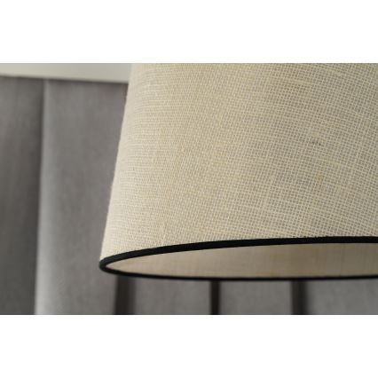 Duolla - Plafonnier YUTE 1xE27/15W/230V d. 38 cm gris/noir