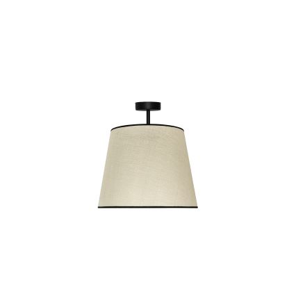 Duolla - Plafonnier YUTE 1xE27/15W/230V d. 38 cm gris/noir