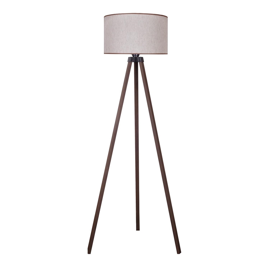 Duolla - Staande Lamp 1xE27/60W/230V diameter 44 cm beige/bruin