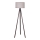 Duolla - Staande Lamp 1xE27/60W/230V diameter 44 cm beige/wengé