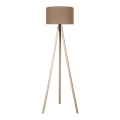 Duolla - Staande Lamp 1xE27/60W/230V diameter 44 cm bruin/beige