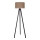 Duolla - Staande Lamp 1xE27/60W/230V diameter 44 cm bruin/wengé