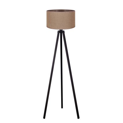 Duolla - Staande Lamp 1xE27/60W/230V diameter 44 cm bruin/wengé