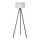 Duolla - Staande Lamp 1xE27/60W/230V diameter 44 cm crème/bruin
